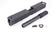 Prime CNC Aluminium Slide with Barrel for Marui G17 RTF2 - Black